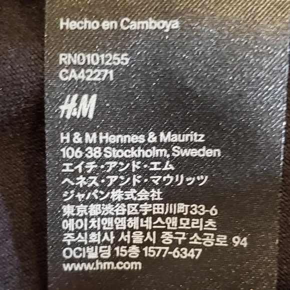 H&M Sheer Mesh Insert Dress Size L - Picture 8 of 8